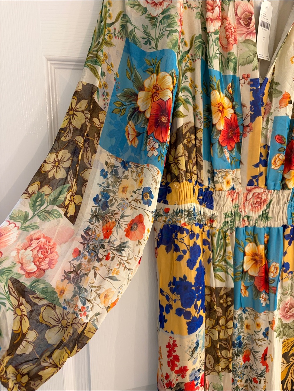 NWT Anthropologie Somerset Floral Chiffon Edition Maxi Dress Size L - Picture 8 of 15